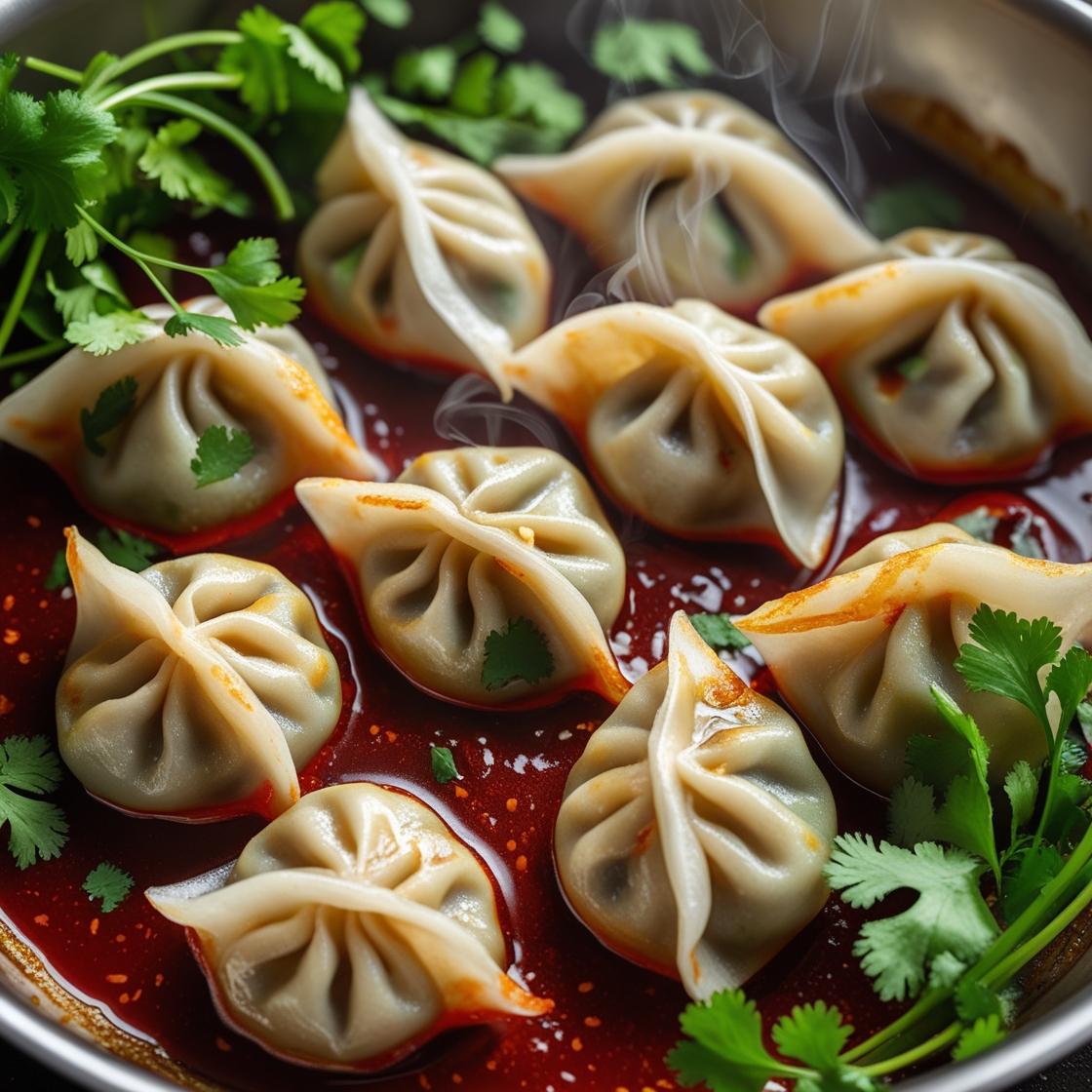 Chilli Garlic Momos