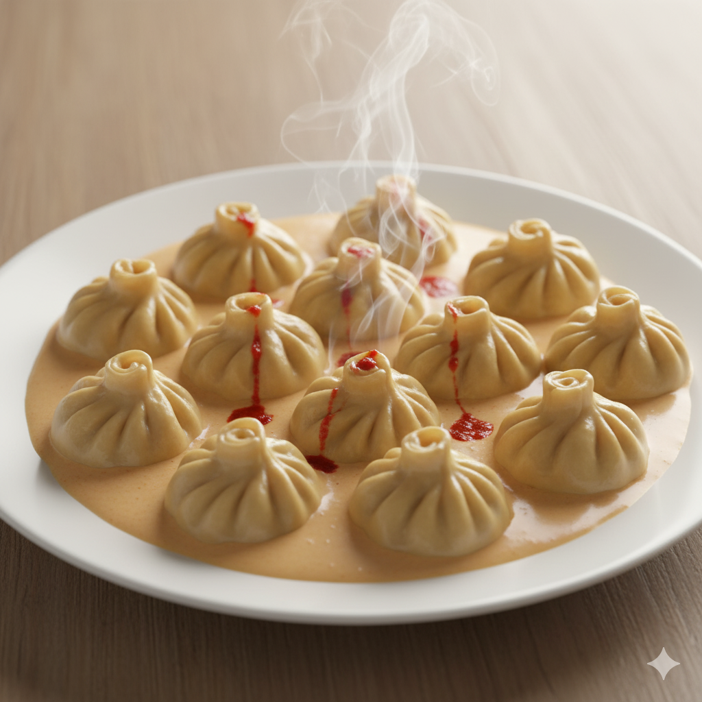 Amako Steamed Momo (Veg)